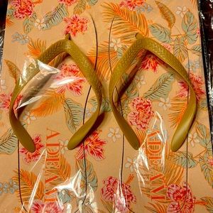 ADEAM floral flip flops